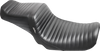 LE PERA Tailwhip Seat - Pleated - Black - FXD '04-'05 LF-581PT