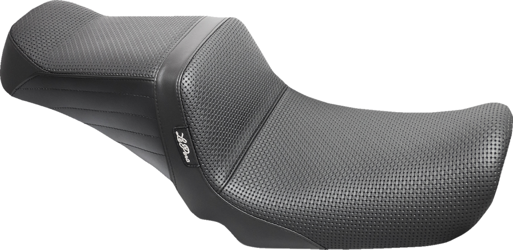 LE PERA Tailwhip Seat - Basketweave - Black - FXD '04-'05 LF-581BW