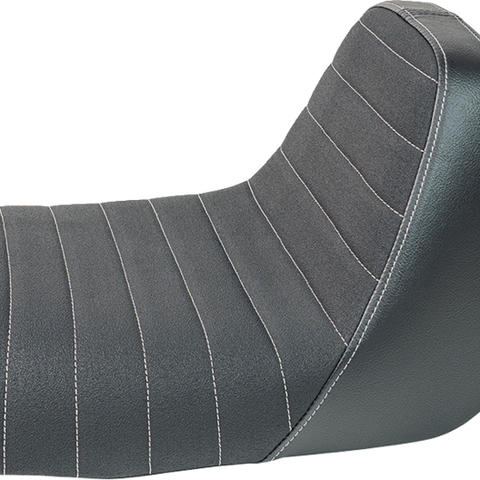 SLYFOX Highnoon Seat - Vinyl - Classic Stitch - Gray Logo - FL '97-'07 4702B-SlyFox