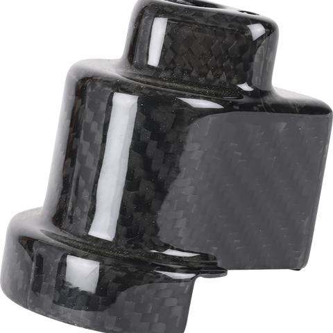 THRASHIN SUPPLY CO. Cover Steering Lock - Gloss Weave Carbon Fiber TSC-3033-0