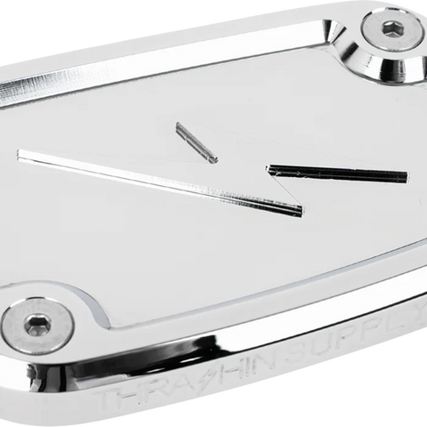 THRASHIN SUPPLY CO. Master Cylinder Cover - Brake - Front - Chrome TSC-3176-3