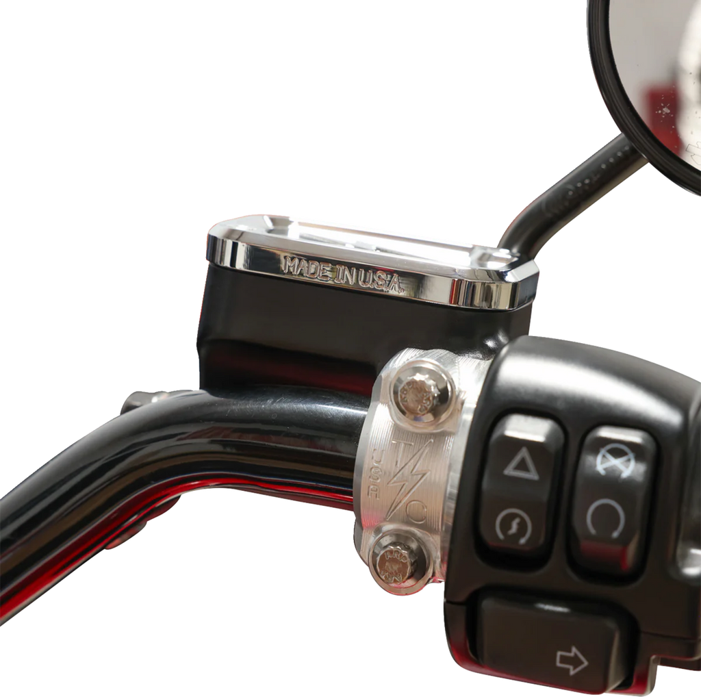 THRASHIN SUPPLY CO. Front Brake Master Cylinder Cover Chrome TSC-3176-3