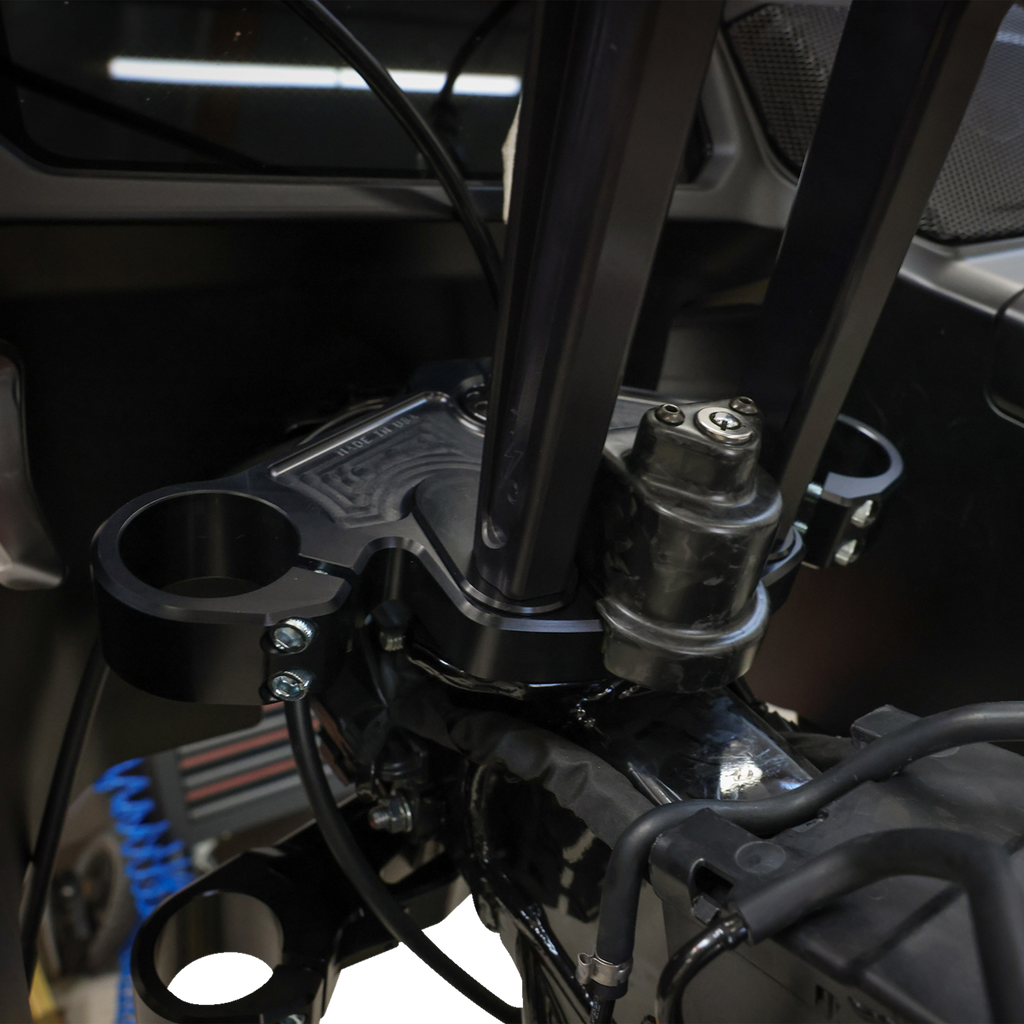 THRASHIN SUPPLY CO. Cover Steering Lock - Matte Forged Carbon Fiber TSC-3033-1