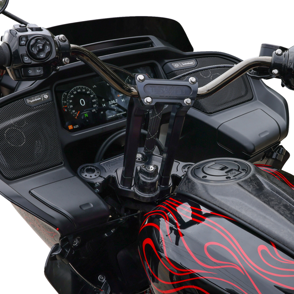 THRASHIN SUPPLY CO. Cover Steering Lock - Matte Forged Carbon Fiber TSC-3033-1