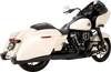 VANCE & HINES Razorback 450 Slip-On Mufflers - Black - M8 Bagger 47960
