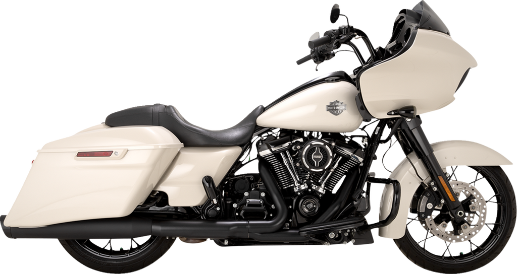 VANCE & HINES Razorback 450 Slip-On Mufflers - Black - M8 Bagger 47960