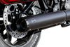 S&S CYCLE Grand National Slip-On Muffler 50 State - 4 inch Black for M8 Softail (Part #550-1159)