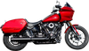 S&S CYCLE Grand National Slip-On Muffler 50 State - 4 inch Black for M8 Softail (Part #550-1159)