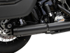 BASSANI XHAUST 4-Inch Slip-On Muffler with 2-1/2 x 10 Inch Baffle Core - Black - 49-State Compliance (Part Number: 1S38FB)