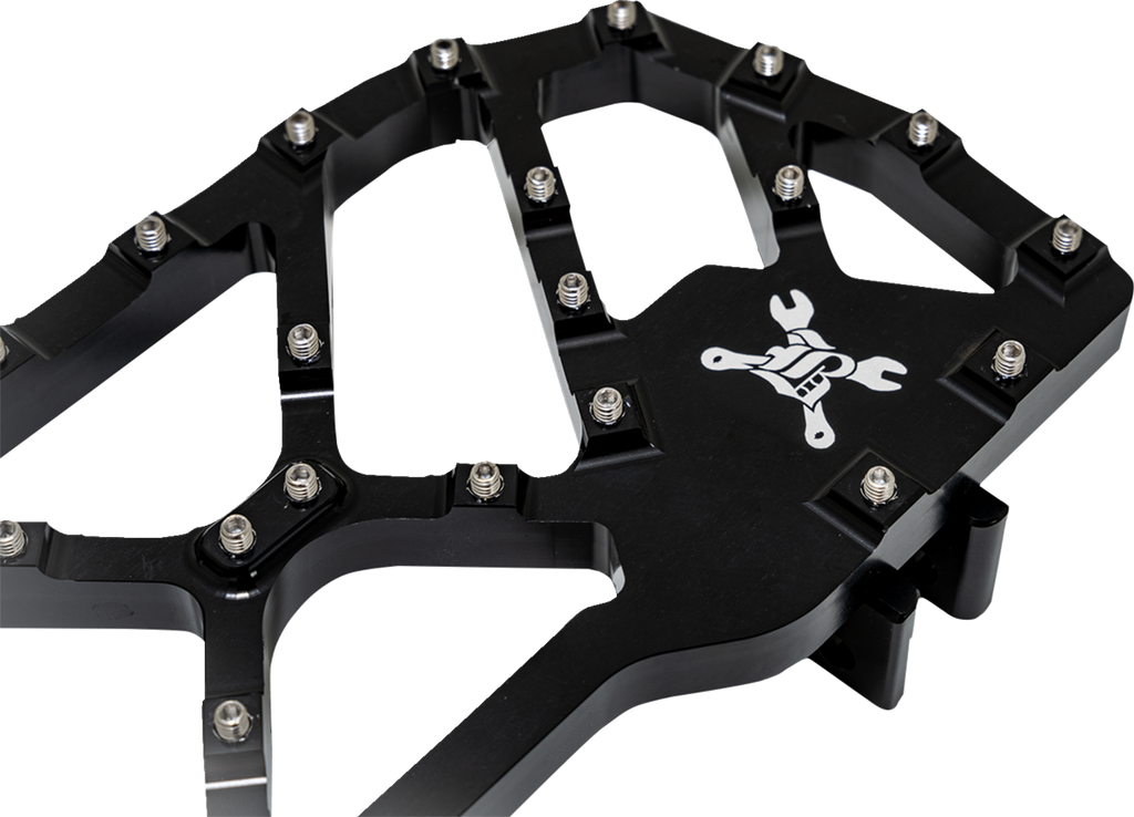 Burly Brand MX-Evolution Floorboards for FLH/FLT '85-'25, Black - Part B13-1053B