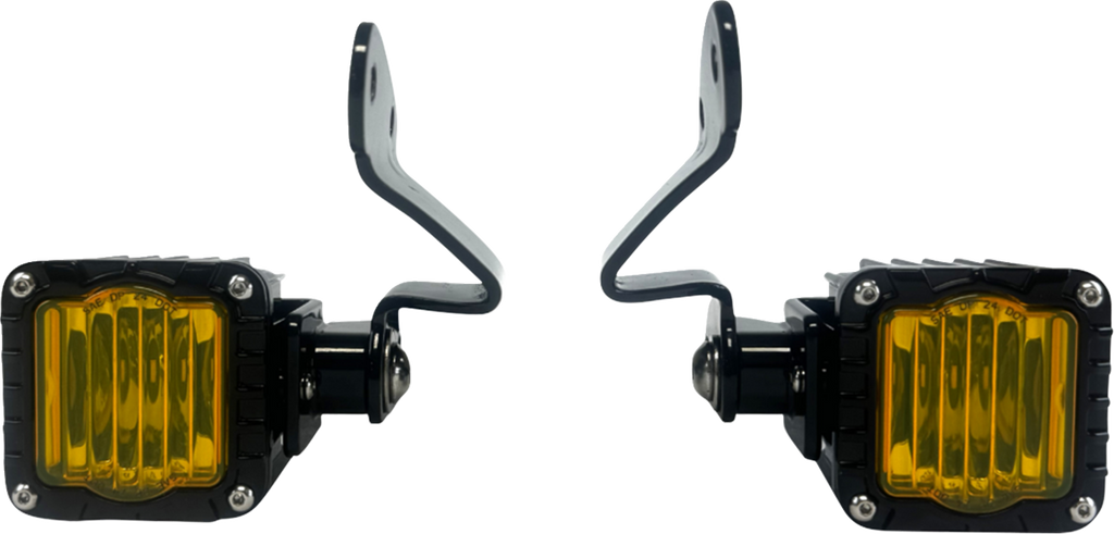 CUSTOM DYNAMICS Shark Demo LED Front Turn Signals for Harley-Davidson Road Glide SD-23RG-FT-YB