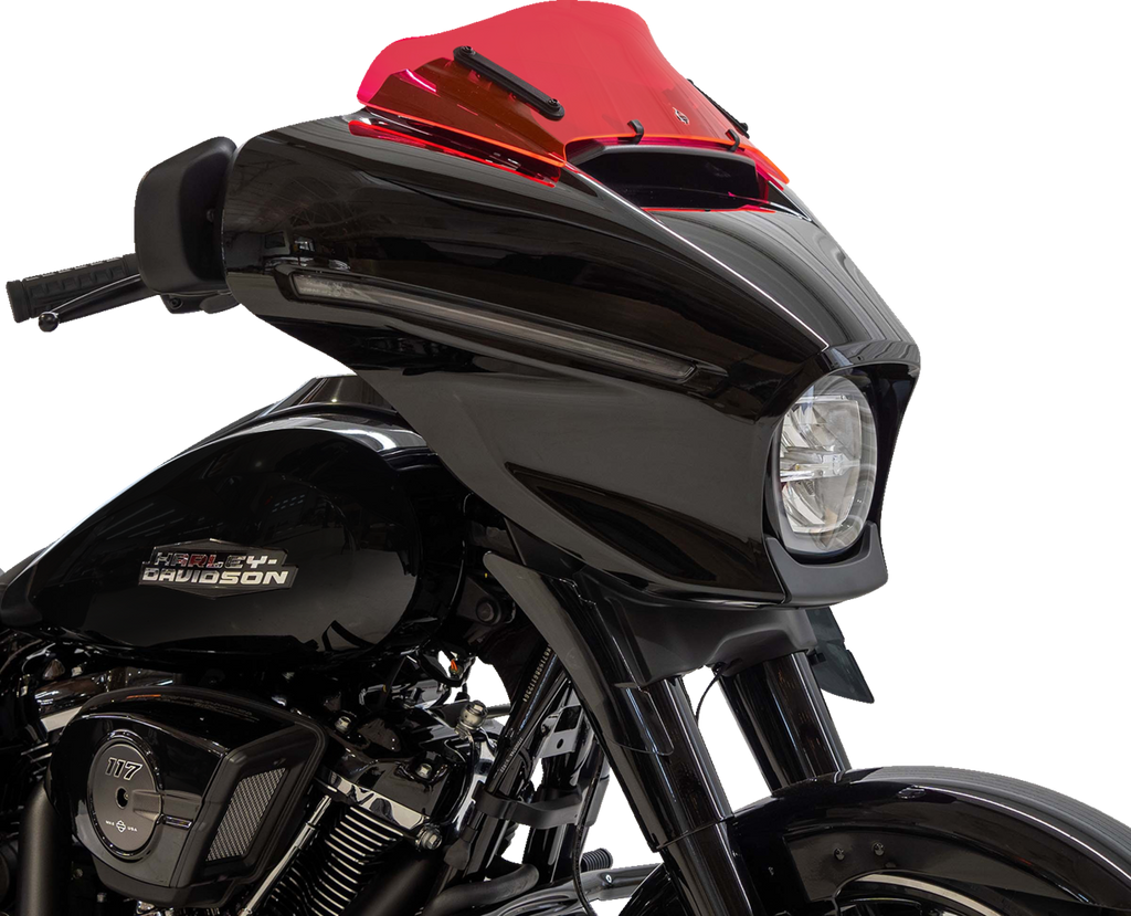 Klock Werks Ice Flare Windshield, Pink Ice for 2023-2026 Harley-Davidson FLHX/FLHLT, KWW-01-0736