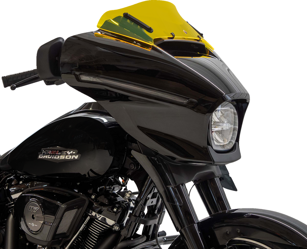 Klock Werks Ice Flare Windshield, Yellow Ice for 2023-2026 FLHX/FLHLT, Part KWW-01-0738