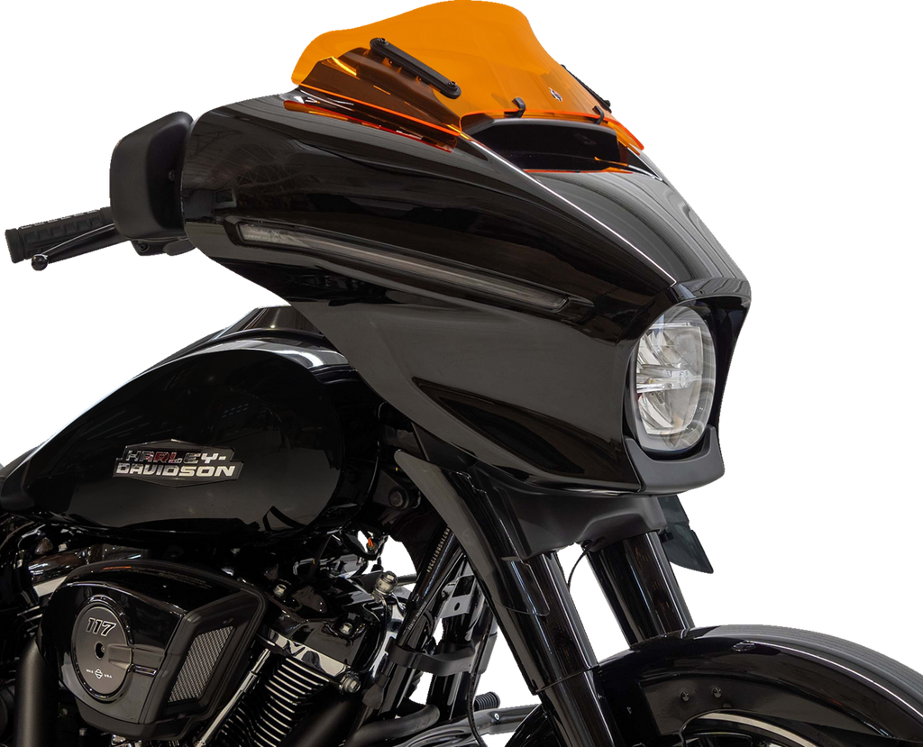 KLOCK WERKS Kolor Flare® Windshield - 6-1/2" - Orange - '23-'26 FLHX/FLHLT KWW-01-0742