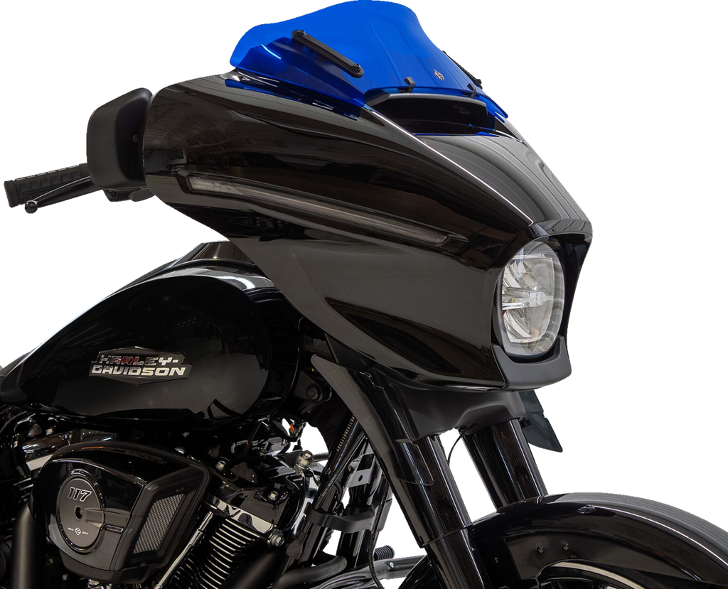 Klock Werks Kolor Flare Windshield in Blue for 2023–2026 Harley-Davidson FLHX and FLHLT, Part KWW-01-0745