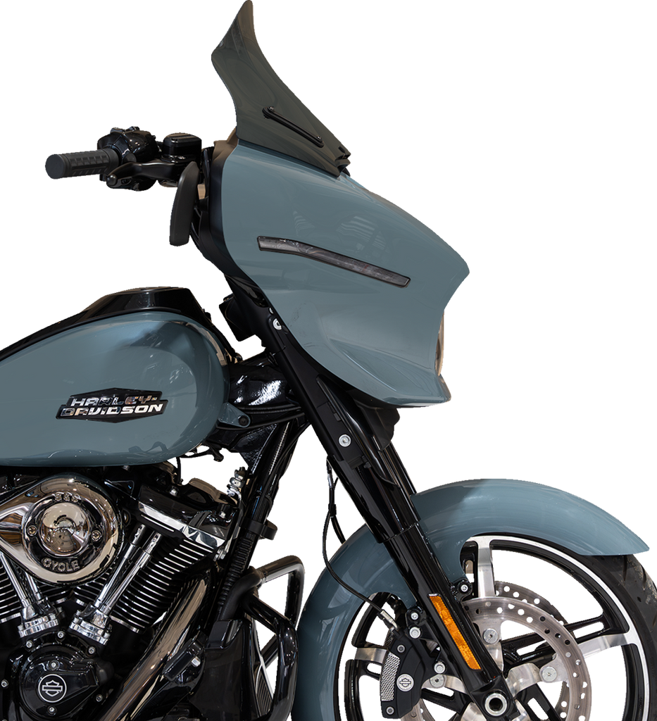 Klock Werks Flare Windshield for 2023–2026 Harley-Davidson FLHX and FLHLT, Dark Smoke, KWW-01-0762-DS