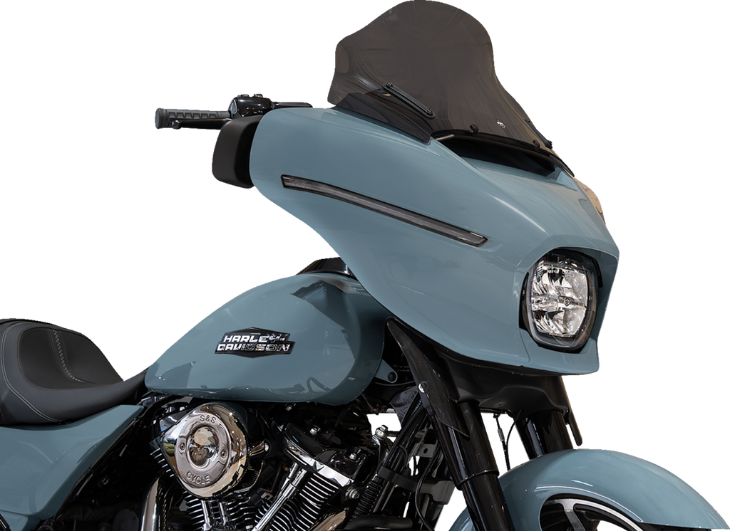 Klock Werks Flare Windshield for 2023–2026 Harley-Davidson FLHX and FLHLT, Dark Smoke, KWW-01-0762-DS