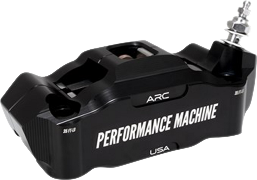 PERFORMANCE MACHINE (PM) Radial Mount Caliper - Front Right - Black Anodized 0052-2426-MB