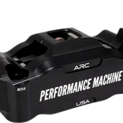 PERFORMANCE MACHINE (PM) Radial Mount Caliper - Front Right - Black Anodized 0052-2426-MB