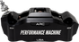 PERFORMANCE MACHINE (PM) Radial Mount Caliper - Front Left - Black Anodized 0052-2427-MB