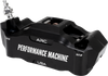 PERFORMANCE MACHINE (PM) Radial Mount Caliper - Front Left - Black Anodized 0052-2427-MB