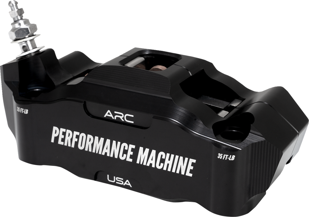 PERFORMANCE MACHINE (PM) Radial Mount Caliper - Front Left - Black Anodized 0052-2427-MB