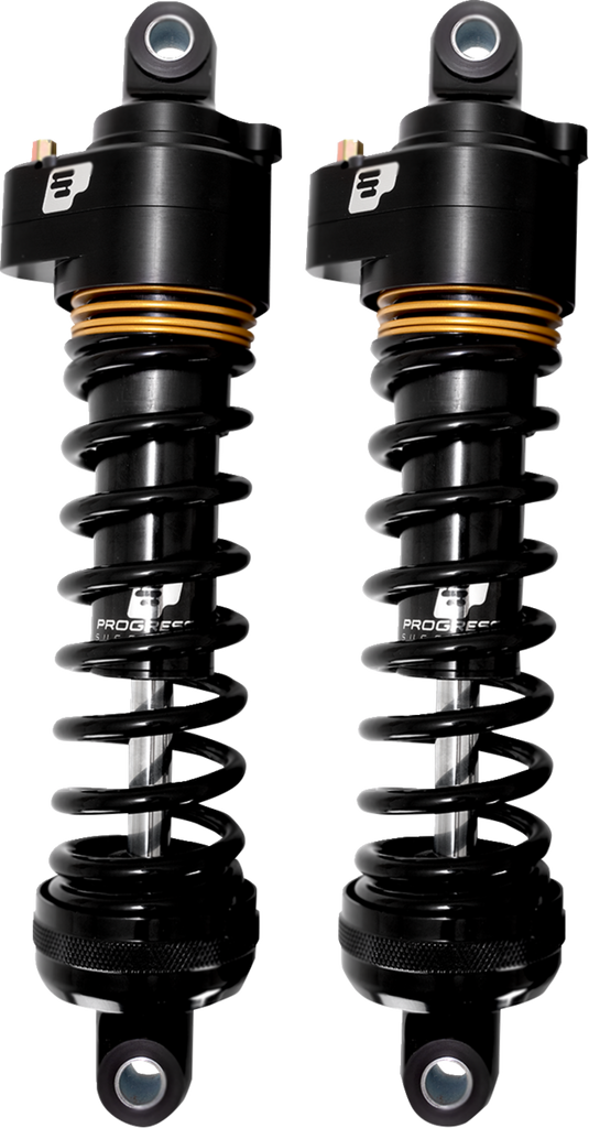 PROGRESSIVE SUSPENSION 944 Series Shock - Ultra Touring-QPS - Standard - 13" - 12" Ride Height - Black/Gold 944-4002UT-QPS