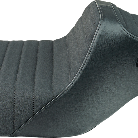 SLYFOX Highnoon Seat - Vinyl - Classic Stitch - Black Logo - FLH/FLT '23-'24 4704A-SlyFox