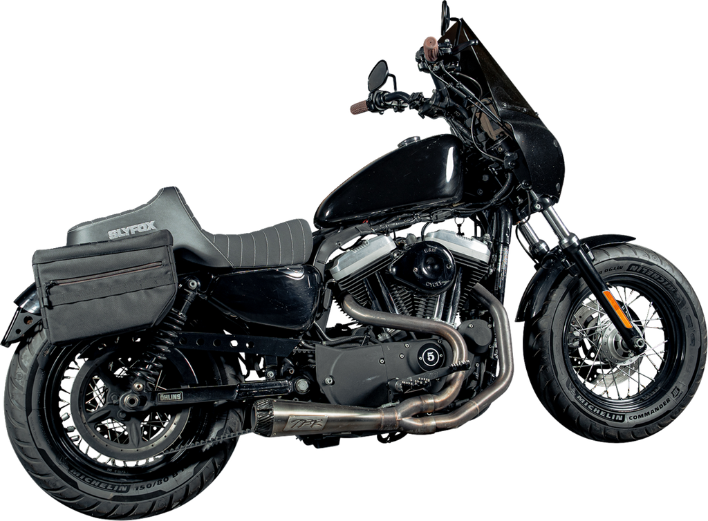 SLYFOX Highnoon Seat - Vinyl - Classic Stitch - Silver Logo - XL 4709B-SlyFox