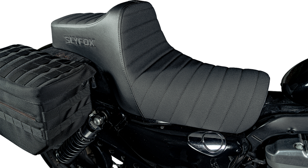 SLYFOX Highnoon Seat - Vinyl - Classic Stitch - Black Logo - XL 4709A-SlyFox
