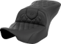 SADDLEMEN Heated Roadsofa™ Seat with Lattice Stitch for FLT/FLH 2023-2024 – Part No. 823-07-182A0