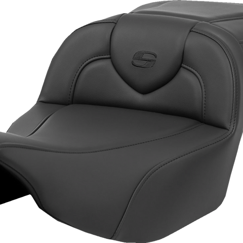 SADDLEMEN Heated RoadSofa™ Seat - Extended Reach for FLT/FLH ’23-‘24, Part Number 823-07-188A0
