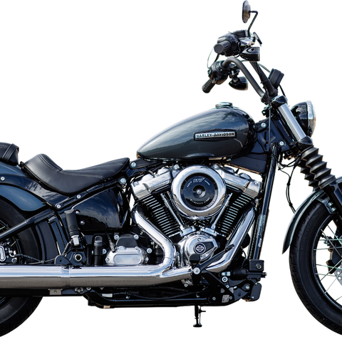 S&S Cycle Grand National Slip-On Muffler 50 State for M8 Softail – 4 Inch Chrome, Part #550-1160