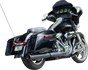 S&S CYCLE 2-into-1 Swindler Exhaust Conversion Kit for M8 Touring - 4 inch Black