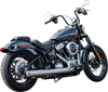 S&S Cycle Grand National Slip-On Muffler 50 State for M8 Softail – 4 Inch Chrome, Part #550-1160