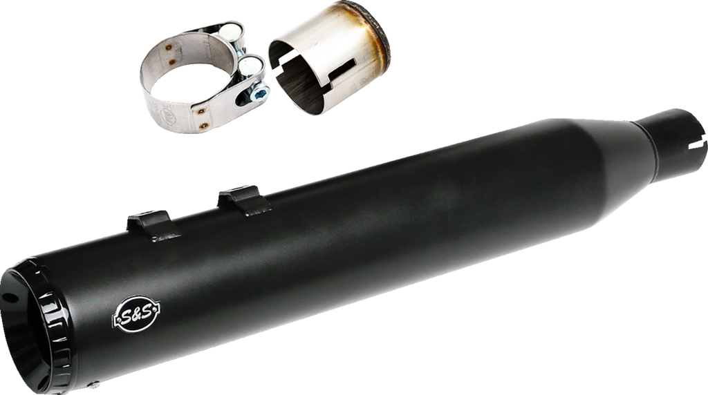 S&S CYCLE 2-into-1 Swindler Exhaust Conversion Kit - 4-1/2" - Black - M8 Touring 550-1141