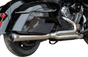 S&S CYCLE 2-into-1 Qualifier Exhaust System - Brushed Stainless Steel - Race Only - Indian with PowerPlus 550-1130