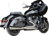S&S Cycle 2-into-1 Qualifier Exhaust System for Indian with PowerPlus, Brushed Stainless Steel, Part #550-1132