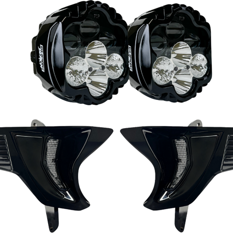 CUSTOM DYNAMICS Shark Demon® 2 Headlight Kit with Speed Plates – Part SD2-23-RG-WW