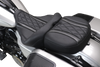 MUSTANG Deluxe One-Piece 2-Up Seat with Diamond Pattern for FLT/FLH 2023-2025 | Part Number 89411