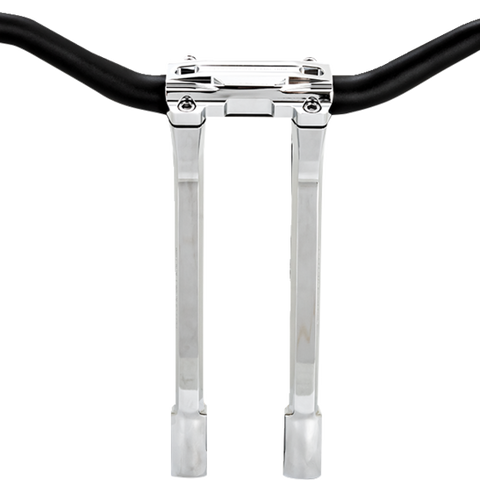 PERFORMANCE MACHINE (PM) Phatbar & Riser Kit - Internal Wiring/Gauge Mount Holes - 11-1/2