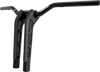 PERFORMANCE MACHINE (PM) Phatbar & Riser Kit - Internal Wiring/Gauge Mount Holes - 11-1/2" - Black Ops 0208-2197M-SMB