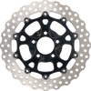 Performance Machine (PM) Disc Carr Dominator Front Brake Rotor - 320mm x 0.20 Thick, Black Anodized, Part No. 0133-2606S-B