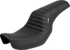 SADDLEMEN Thrashin 'Pro Series Seat with Tuck-n-Roll Pattern for Harley Dyna 2006-2017 – Part Number TS80604T