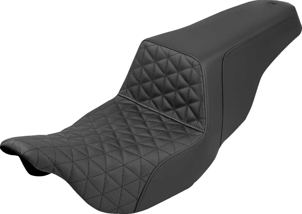 SADDLEMEN Step-Up Seat - Tri-Gripper - Black - FLH/FLT '08-'24 808-07B-179
