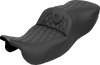 SADDLEMEN Roadsofa™ Seat Without Backrest for FLRT/FLTRT 2015-2025 - Lattice Stitch, Part 815-07-182