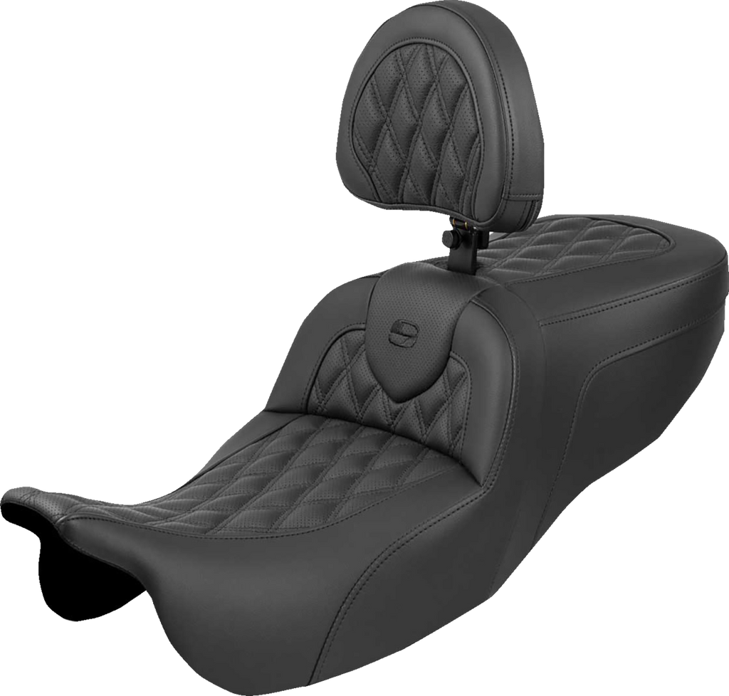 SADDLEMEN Roadsofa™ Seat with Backrest for FLRT/FLTRT 2015-2025 – Model 815-07-182BR