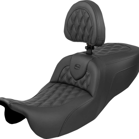 SADDLEMEN Roadsofa™ Seat with Backrest for FLRT/FLTRT 2015-2025 – Model 815-07-182BR
