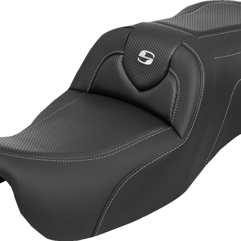 SADDLEMEN Roadsofa* Seat - without Backrest - Carbon Fiber - FLRT/FLTRT '15-'25 815-07-185