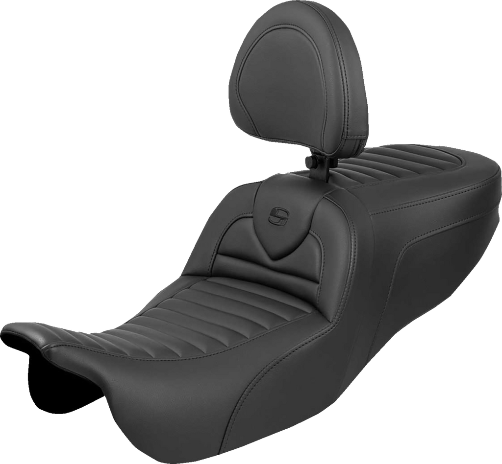 SADDLEMEN Roadsofa™ Seat with Backrest for FLRT/FLTRT 2015-2025 - Part #815-07-202B0